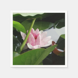 Mooie Lotus Bloem Cocktail servet