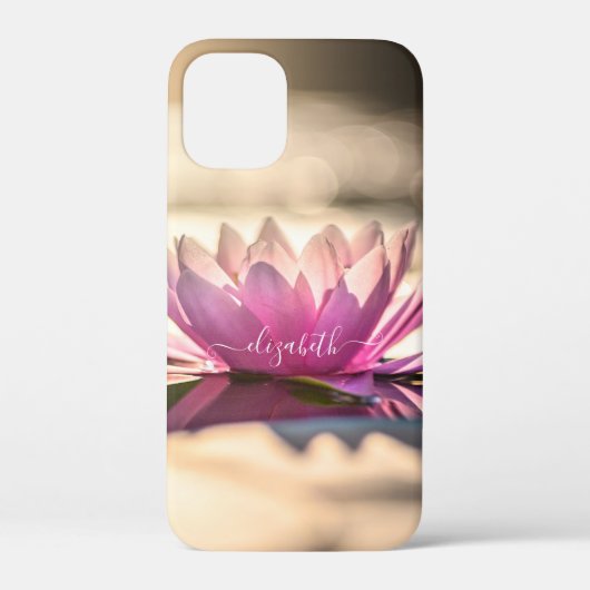 Mooie Lotus Bloem,Meer,Zen Case-Mate iPhone Case (Achterkant)