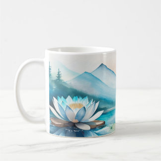 Mooie Lotus bloemen mok