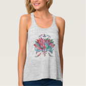 Mooie Lotus Flower Boho Art Tanktop (Voorkant)