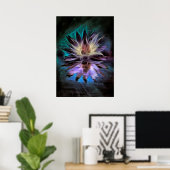 Mooie Lotus Flower Poster (Thuiskantoor)
