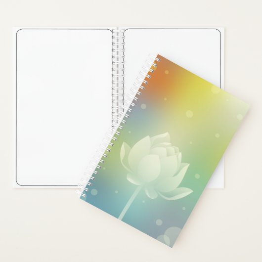 Mooie Lotus Hardcover Klein Notitieboek (Binnen)