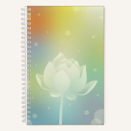 Mooie Lotus Hardcover Klein Notitieboek