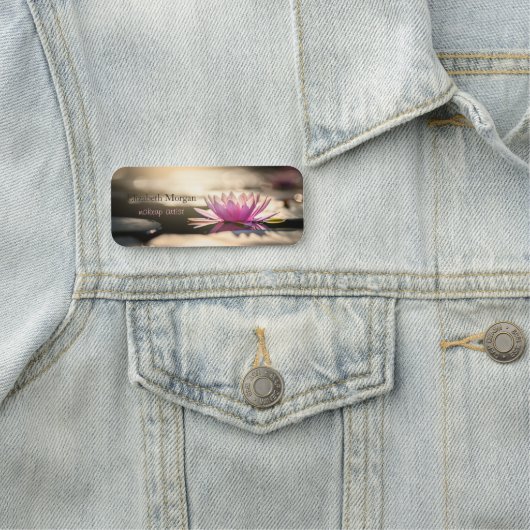 Mooie Lotus, Lake Naamplaatje (In situ)