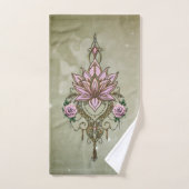 Mooie lotusbloesem bad handdoek (Handdoek)