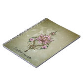 Mooie lotusbloesem notitieboek (Linkerzijde)