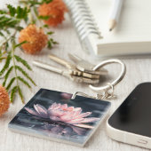 Mooie Lotusmeer Sleutelhanger (Voorkant Rechts)