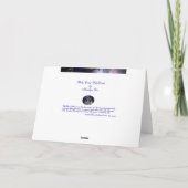 Mooie 'Love Blue Jay Wild Bird Card Kaart (Achterkant)