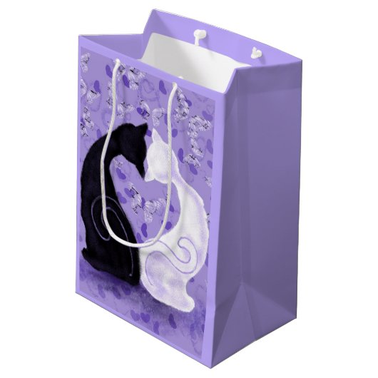 Mooie Love Gift Bag -  Medium Cadeauzakje (Achterkant Gekanteld)