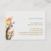 Mooie Love Trees Antiek Shop Visitekaartje (Achterkant)