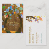 Mooie Love Trees Antiek Shop Visitekaartje (Voorkant / Achterkant)