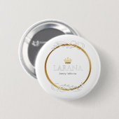 Mooie 'Love Yourself' Knop Sieraden Ronde Button 5,7 Cm (Voorkant /achterkant)