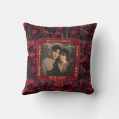 Mooie Lovebird 1e Jubileum Sierkussen (Achterkant)