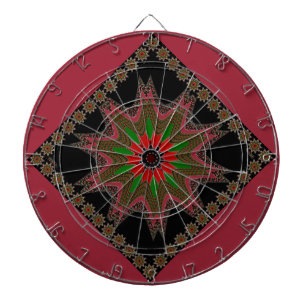 Mooie Lovely Kenia Cultureel Motief Geometrisch  Dartbord