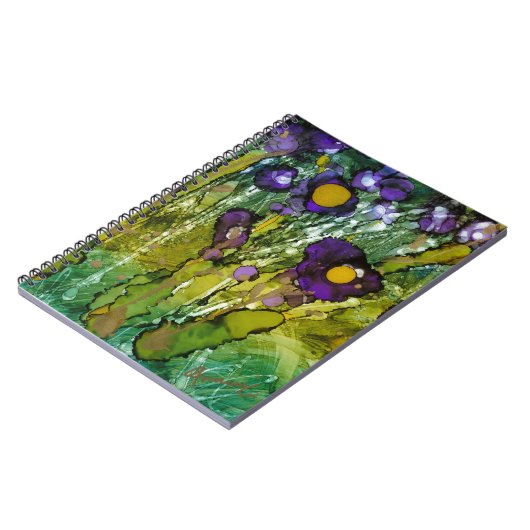 Mooie Lovitude Journal "Paars en Gold Iris" Notitieboek (Linkerzijde)