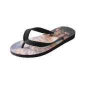 Mooie lucht boven de vlakte kinder teenslippers (Schuin)