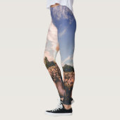 Mooie lucht boven de vlakte leggings (Links)