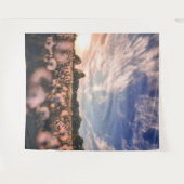 Mooie lucht boven de vlakte wandkleed (Voorkant (horizontaal))