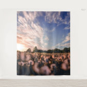 Mooie lucht boven de vlakte wandkleed (Voorkant)