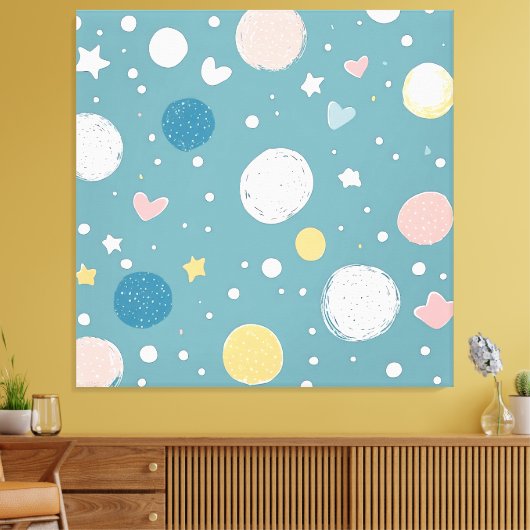 Mooie Lucht Canvas Afdruk (Insitu (Woonkamer))