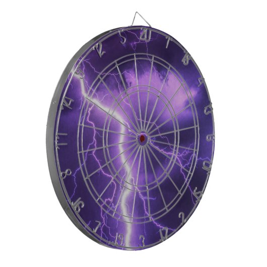 Mooie lucht, donder dartbord (Voorkant Links)