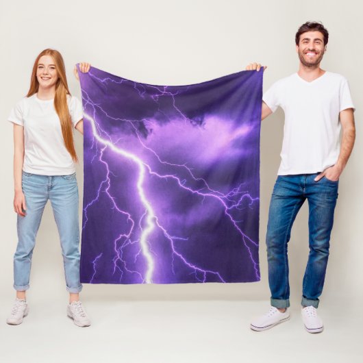 Mooie lucht, donder fleece deken (In situ)