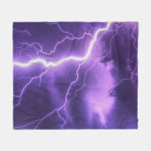 Mooie lucht, donder fleece deken (Voorkant (Horizontaal))