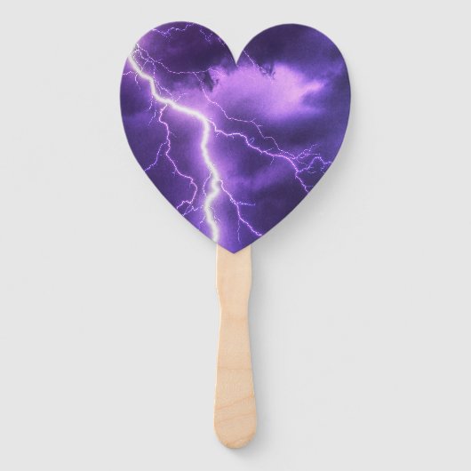 Mooie lucht, donder handwaaier (Achterkant)