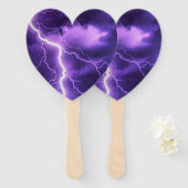 Mooie lucht, donder handwaaier (Voorkant en achterkant)