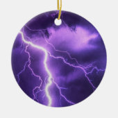 Mooie lucht, donder keramisch ornament (Voorkant)