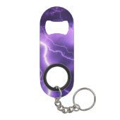 Mooie lucht, donder mini flessenopener (Achterkant)