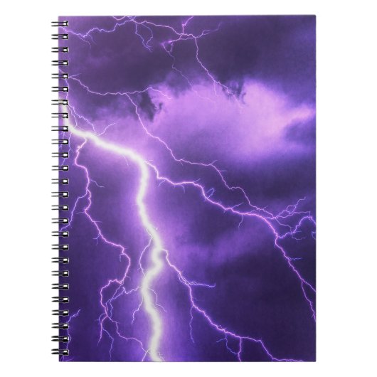 Mooie lucht, donder notitieboek (Voorkant)