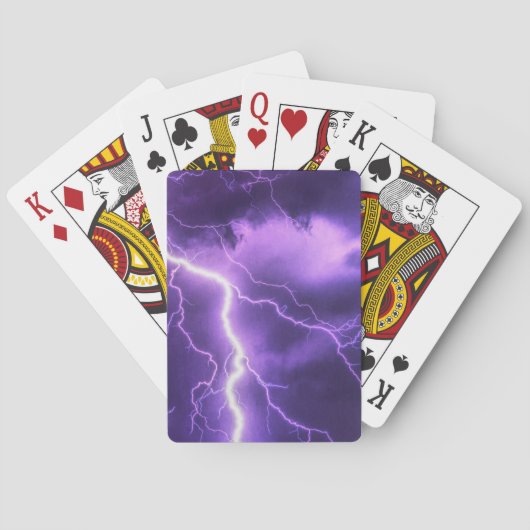 Mooie lucht, donder pokerkaarten (Achterkant)