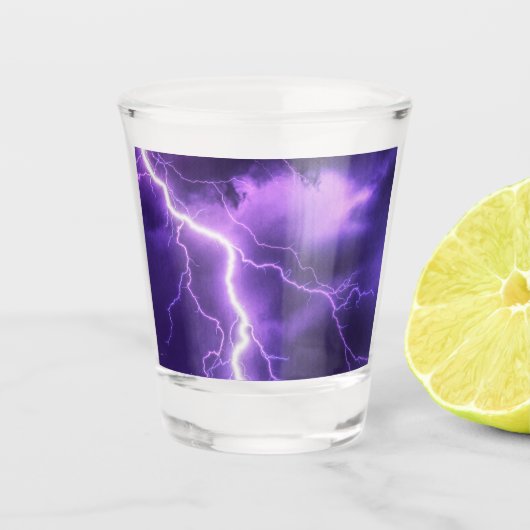 Mooie lucht, donder shot glas (Voorkant)