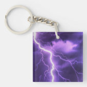 Mooie lucht, donder sleutelhanger (voorkant)