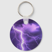 Mooie lucht, donder sleutelhanger (Achterkant)