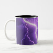 Mooie lucht, donder tweekleurige koffiemok (Links)