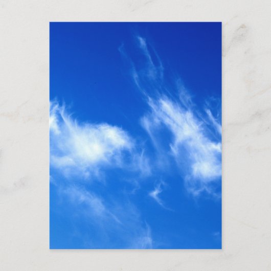 mooie lucht en wolken briefkaart (Voorkant)