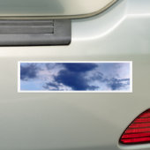 mooie lucht en wolken bumpersticker (Op auto)