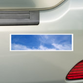 mooie lucht en wolken bumpersticker (Op auto)