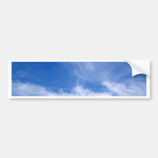 mooie lucht en wolken bumpersticker (Voorkant)