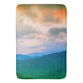 Mooie lucht, rode wolken badmat (Voorkant Verticaal)