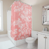 Mooie luchtbel abstracte lichtroze pas douchegordijn (In situ)
