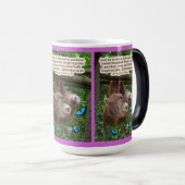 Mooie luiaard Schrift: Efeziërs 4:32 Magische Mok (Voorkant rechts)