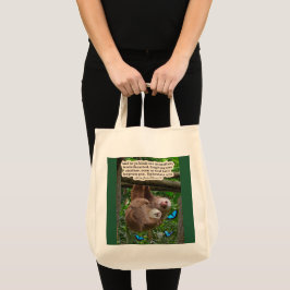 Mooie luiaard Schrift: Efeziërs 4:32 Tote Bag