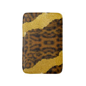 Mooie Luipaard Leer Dierprint Met Glitters Badmat (Voorkant Verticaal)