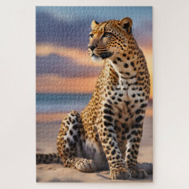 Mooie luipaard legpuzzel