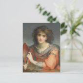 Mooie Luna maangodin Hallé CC1171 Briefkaart (Staand voorkant)