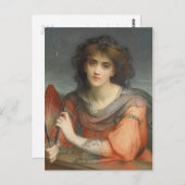 Mooie Luna maangodin Hallé CC1171 Briefkaart (Voorkant / Achterkant)