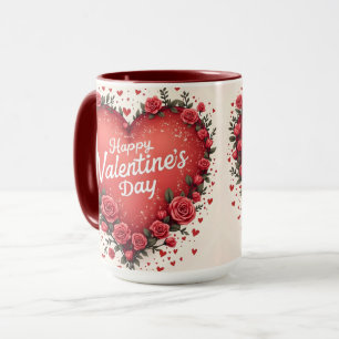 Mooie Luxe Bloemrijke Liefde Trendy Collectie Mok